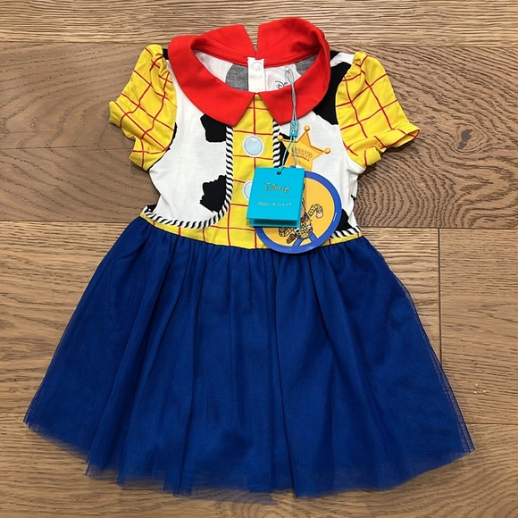 NWT Disney’s Toy Story Woody Toddler Tulle Dress Size 2T - Picture 6 of 9